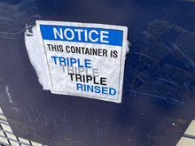 Load image into Gallery viewer, Heavy Duty 290 gallon IBC Totes 2" SS Valves & 6" fill hole, Triple Rinsed, Local Pick Up ONLY