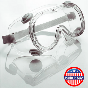 1 cs MagiCare Safety Protective Clear Eye Goggles Vented AntiFog PPE GO-013-PG001