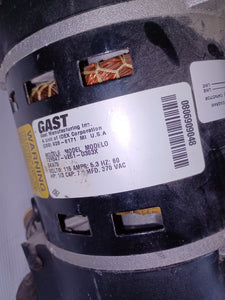 Gast Twin Piston Vacuum Pump Model: 72R547-V251-D303X w/ a FASCO Motor Type 24B