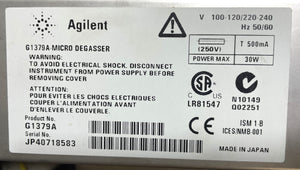 Agilent G1379A-Micro Degasser 250V 30W Power Supply