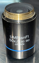 Load image into Gallery viewer, Olympus UMPlanFI 50x/0.80 BD Microscope Objective