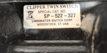 Load image into Gallery viewer, Linemaster Switch Corp. Clipper Twin Switch PN SP-522-327 Dual Foot Pedal