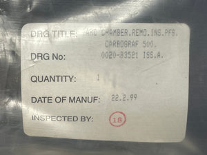 AMAT 0020-83521 ARC Chamber Remote Insulated PFS Sealed Package NOS
