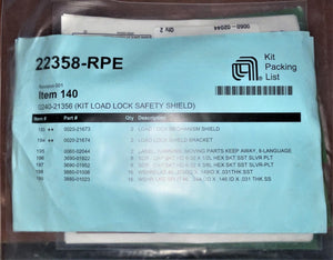 AMAT 0240-21356 KIT LOAD LOCK SAFETY SHIELD Item 140 22358-RPE