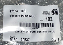 Load image into Gallery viewer, Applied Materials AMAT 0150-20537 CABLE ASSY PUMP CONTROL CH C