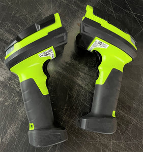 Lot of 2 Zebra LI3608-SR00003VZWW Ultra-Rugged Handheld SR Laser 1D Barcode Scanner