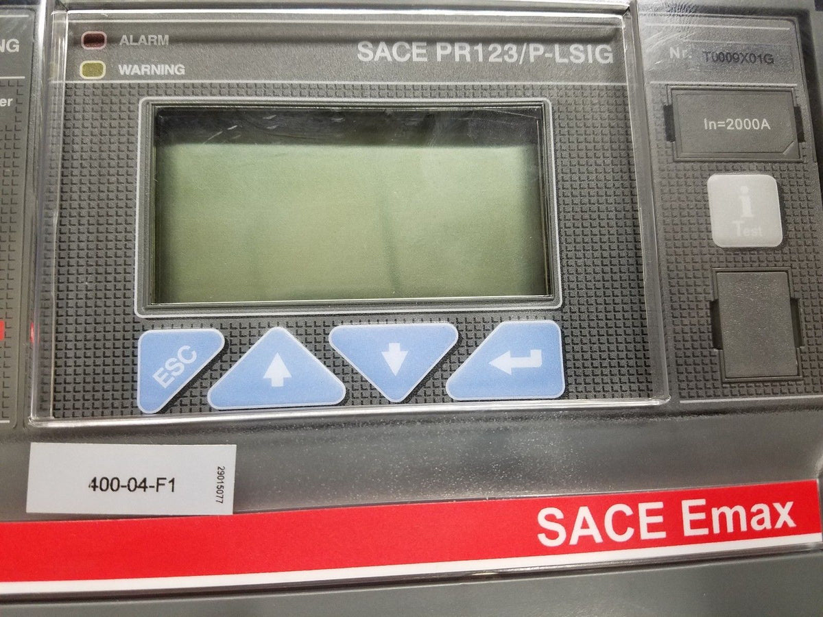 ABB SACE Emax Circuit Protection with PR123/P-LSIG Relay, SUPER DEAL ...